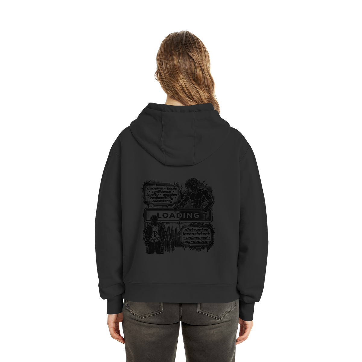 LOADiNG BASiCS - Fluffy Boxcut Hoodie