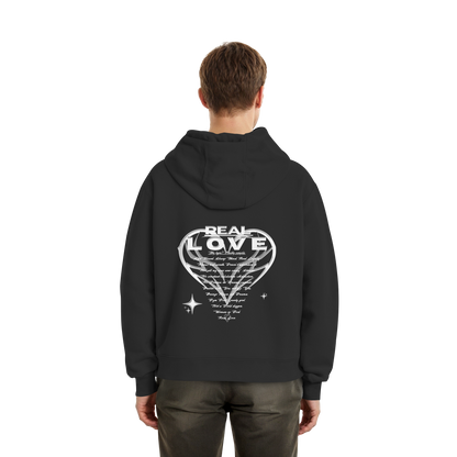 The REAL LOVE BASiCS - Fluffy Boxcut Hoodie
