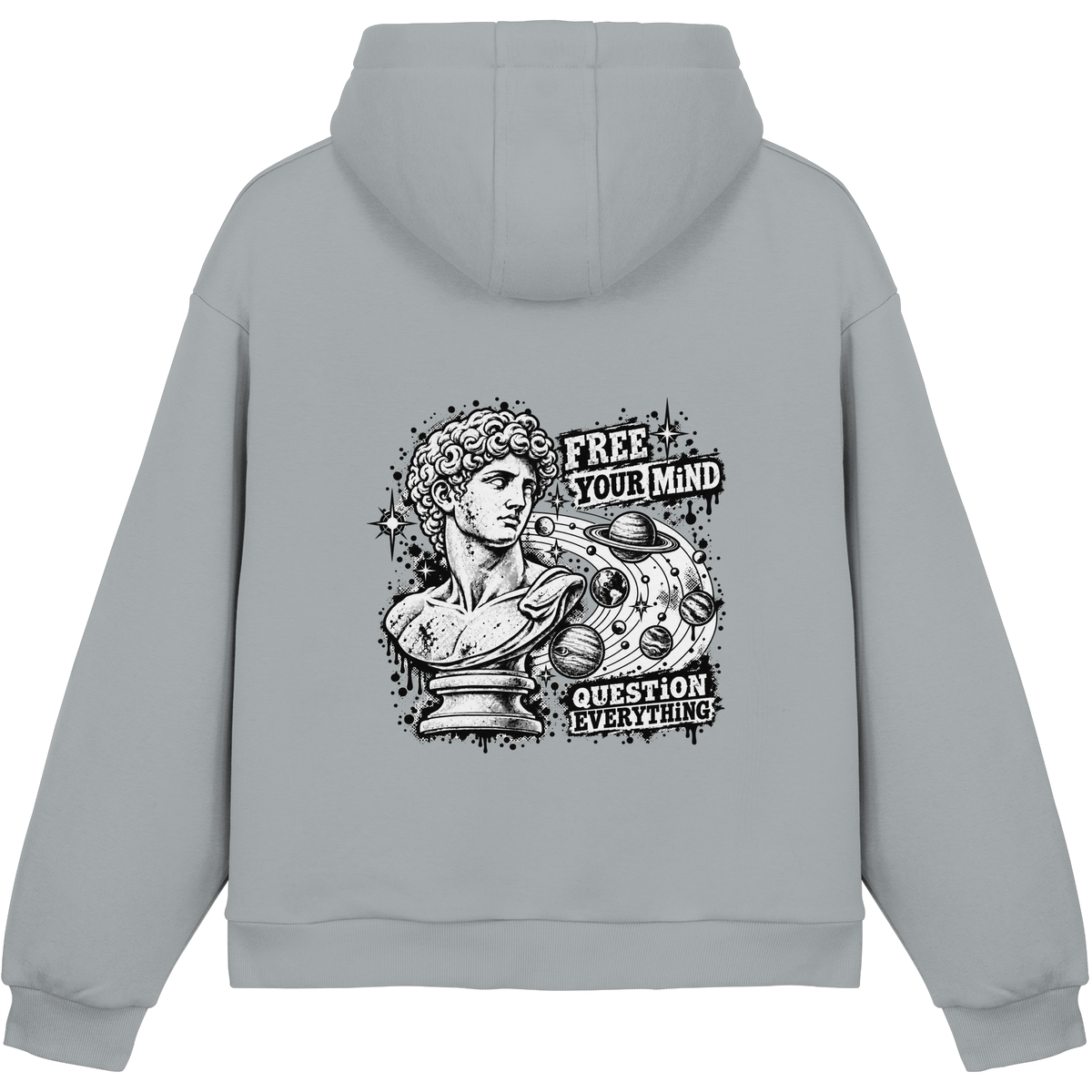 The Philosopher - Felpa con cappuccio boxy fluffy