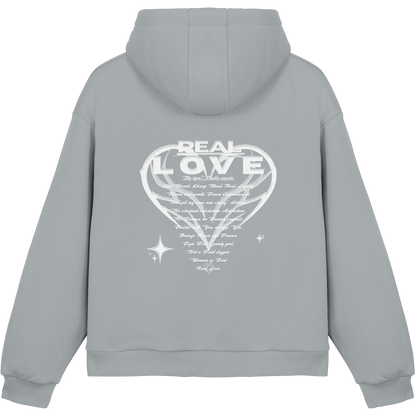 The REAL LOVE BASiCS - Fluffy Boxcut Hoodie