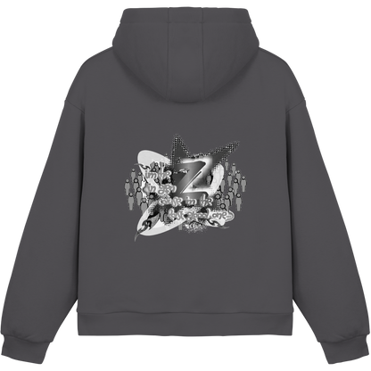 The Rebellion Z BASiCS - Felpa con cappuccio boxy fluffy