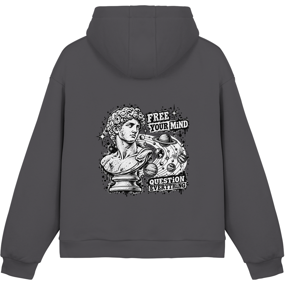 The Philosopher - Felpa con cappuccio boxy fluffy