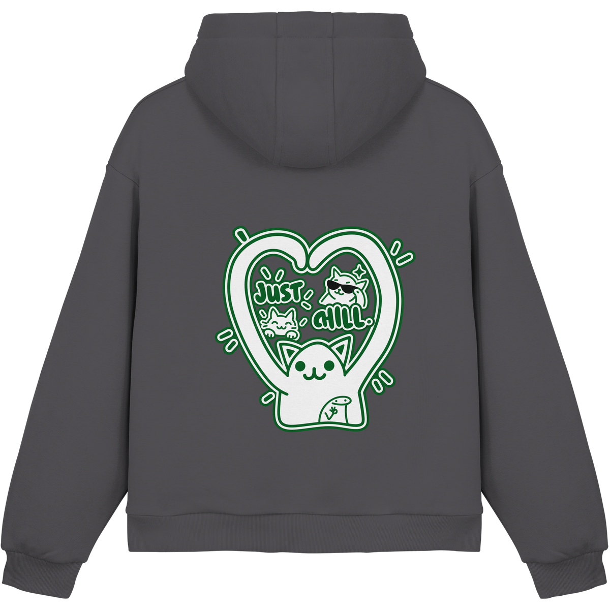 low CORTiSOL - Felpa con cappuccio boxcut Fluffy