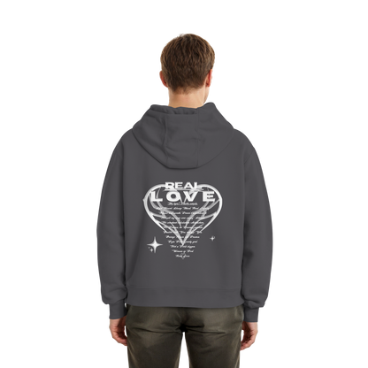 The REAL LOVE BASiCS - Fluffy Boxcut Hoodie