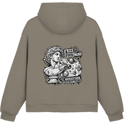 The Philosopher - Felpa con cappuccio boxy fluffy