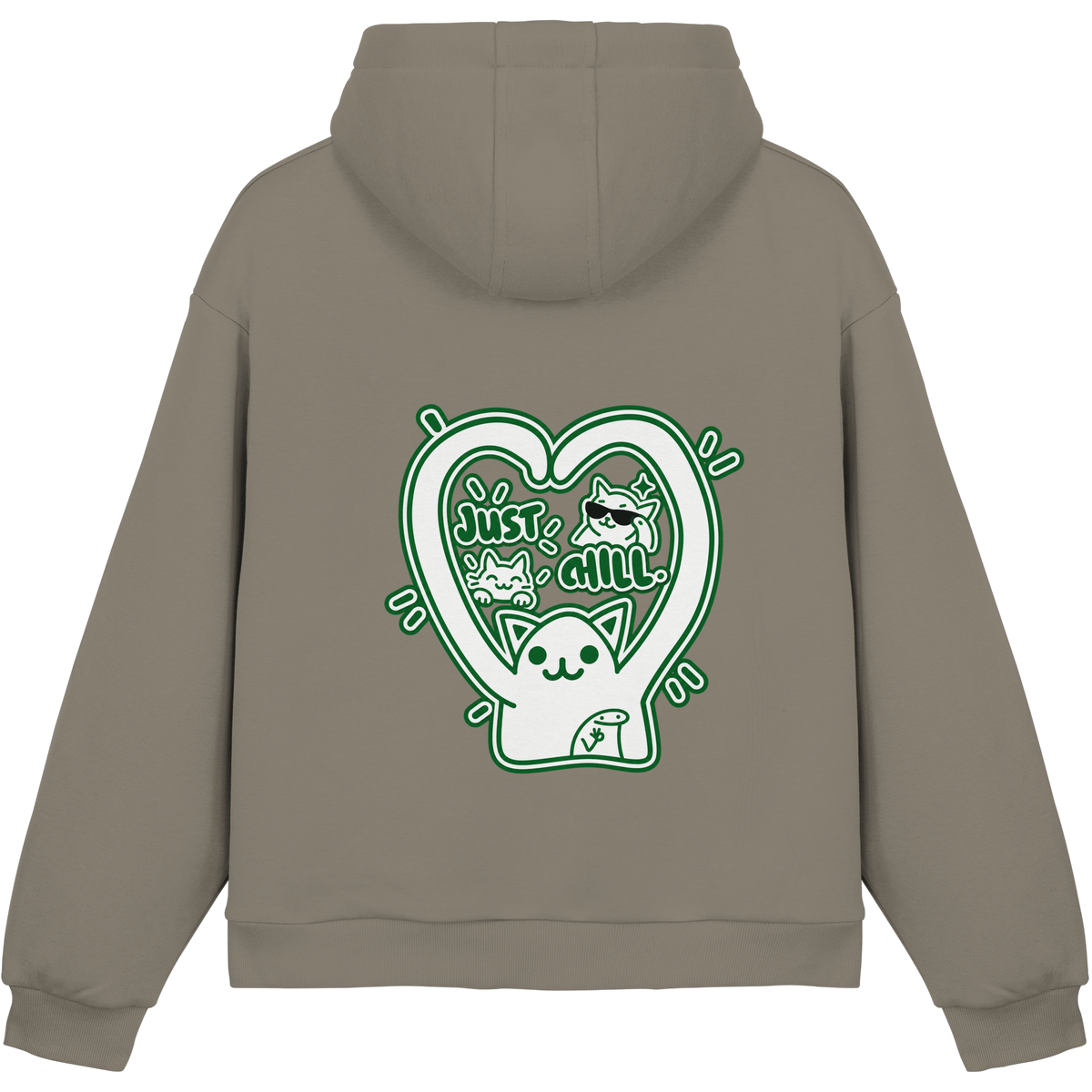 low CORTiSOL - Felpa con cappuccio boxcut Fluffy