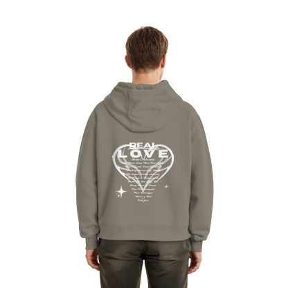 The REAL LOVE BASiCS - Fluffy Boxcut Hoodie