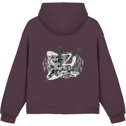 The Rebellion Z BASiCS - Felpa con cappuccio boxy fluffy