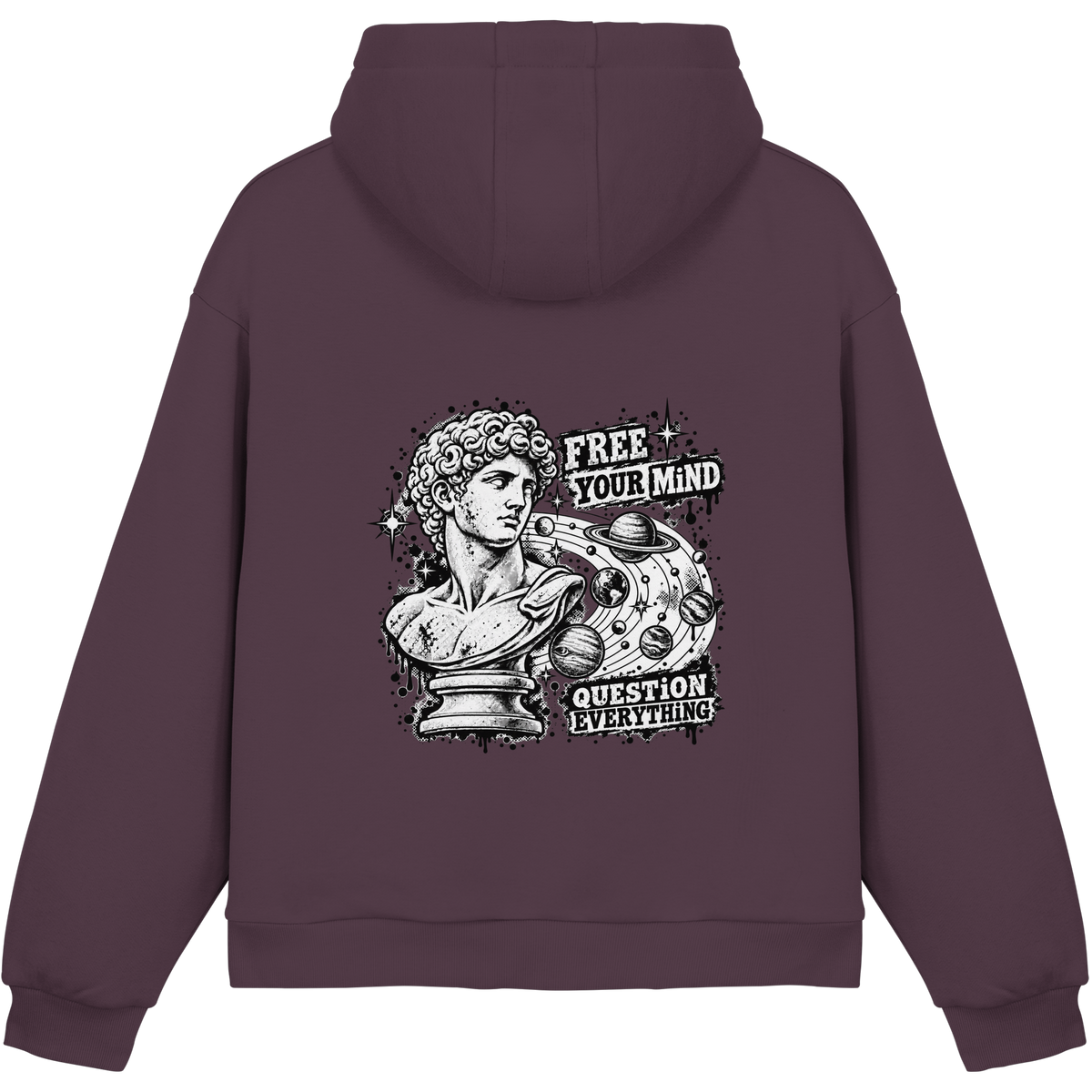 The Philosopher - Felpa con cappuccio boxy fluffy