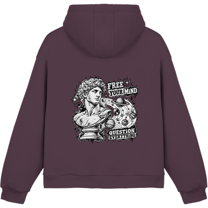The Philosopher - Felpa con cappuccio boxy fluffy