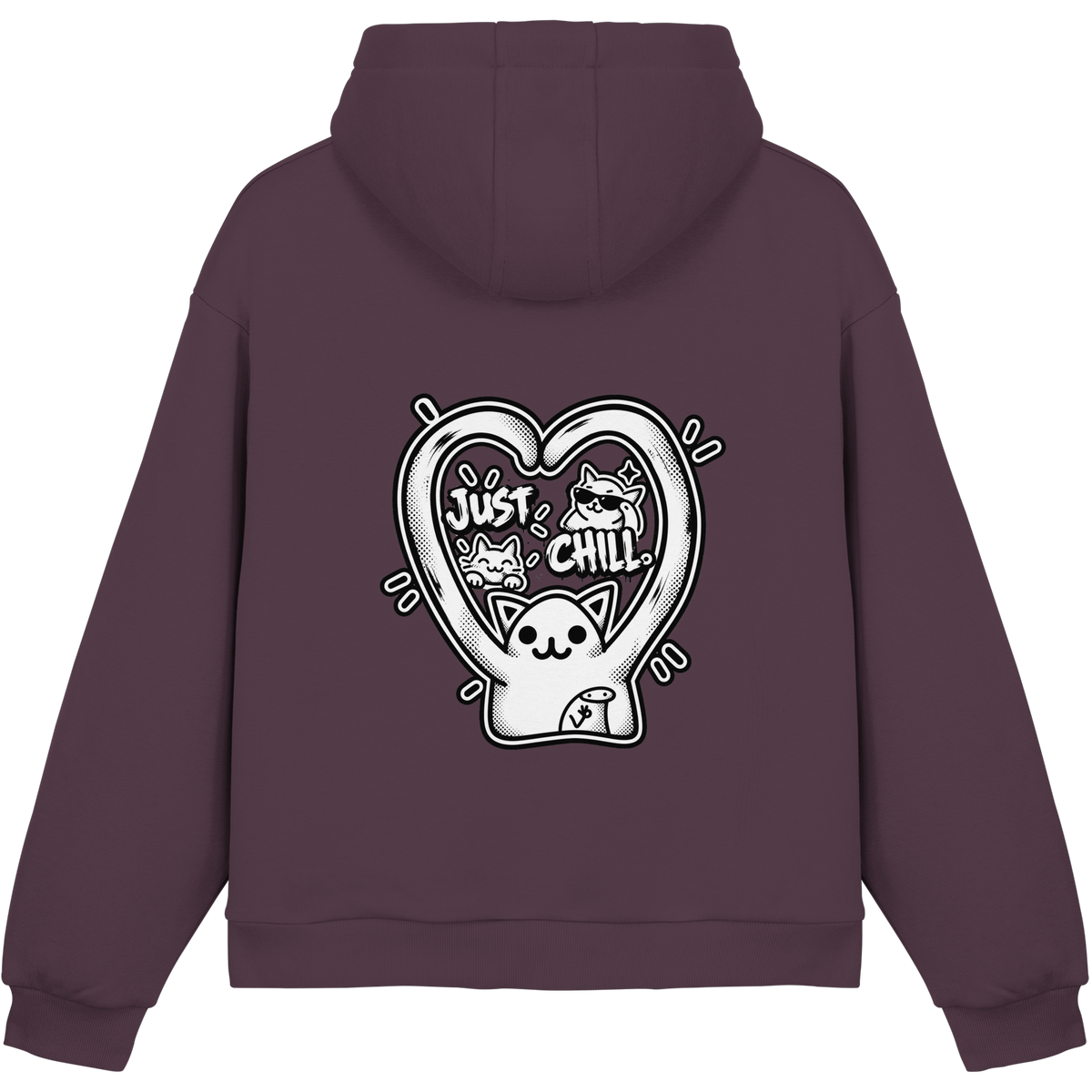 low CORTiSOL - Felpa con cappuccio boxcut Fluffy