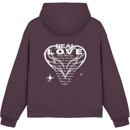 The REAL LOVE BASiCS - Fluffy Boxcut Hoodie