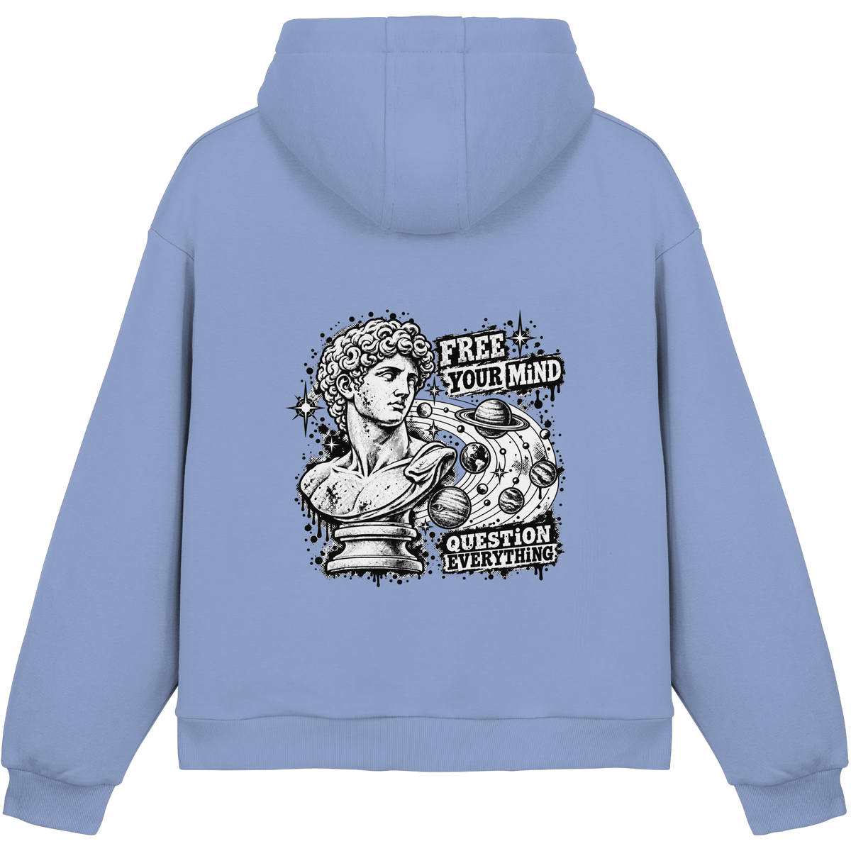 The Philosopher - Felpa con cappuccio boxy fluffy