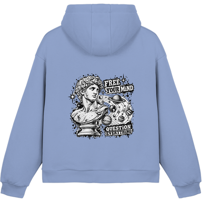 The Philosopher - Felpa con cappuccio boxy fluffy