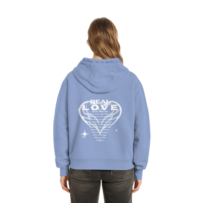 The REAL LOVE BASiCS - Fluffy Boxcut Hoodie