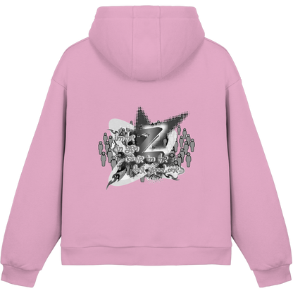 The Rebellion Z BASiCS - Felpa con cappuccio boxy fluffy