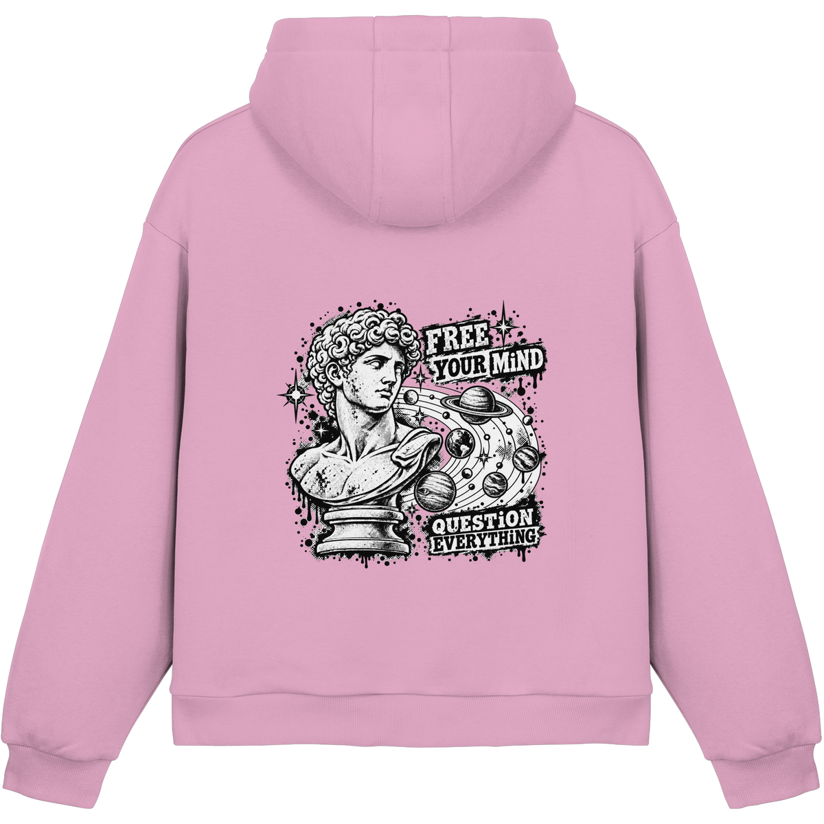 The Philosopher - Felpa con cappuccio boxy fluffy