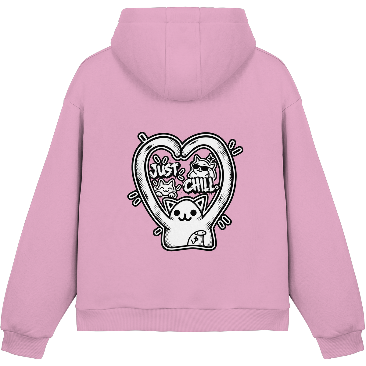 low CORTiSOL - Felpa con cappuccio boxcut Fluffy