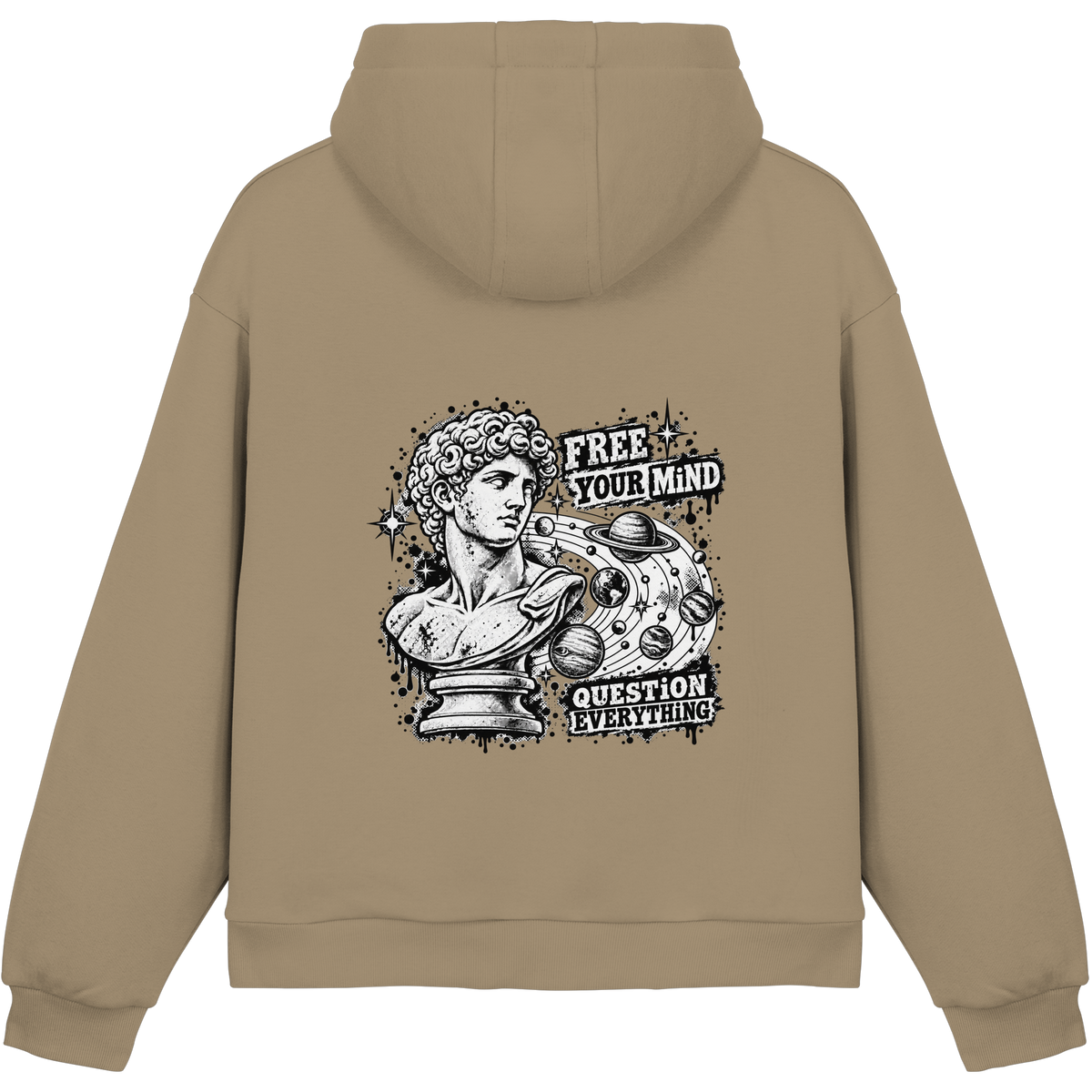 The Philosopher - Felpa con cappuccio boxy fluffy