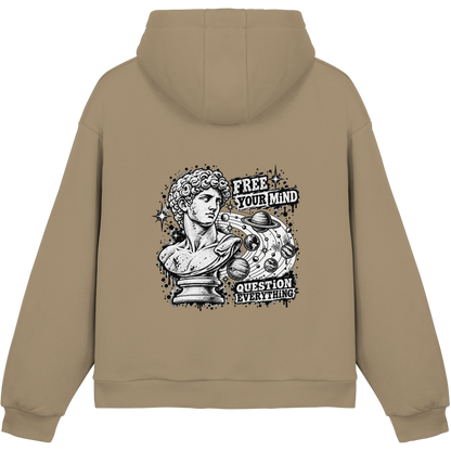 The Philosopher - Felpa con cappuccio boxy fluffy
