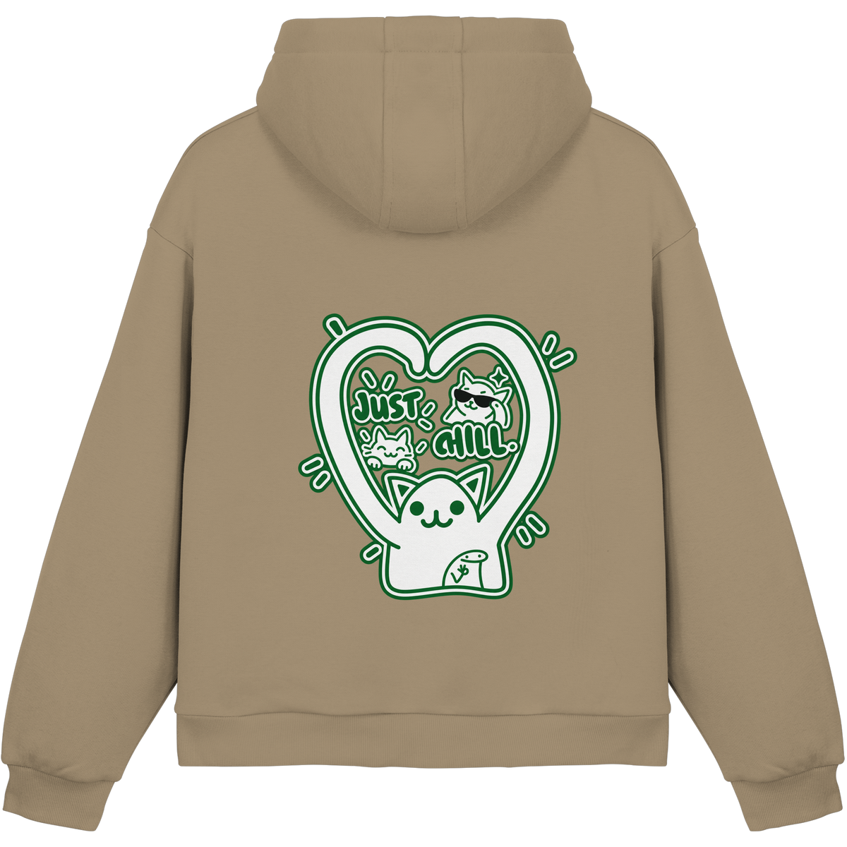low CORTiSOL - Felpa con cappuccio boxcut Fluffy