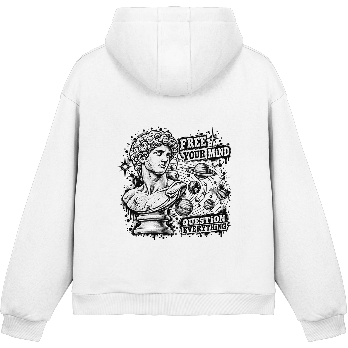 The Philosopher - Felpa con cappuccio boxy fluffy