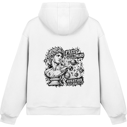 The Philosopher - Felpa con cappuccio boxy fluffy