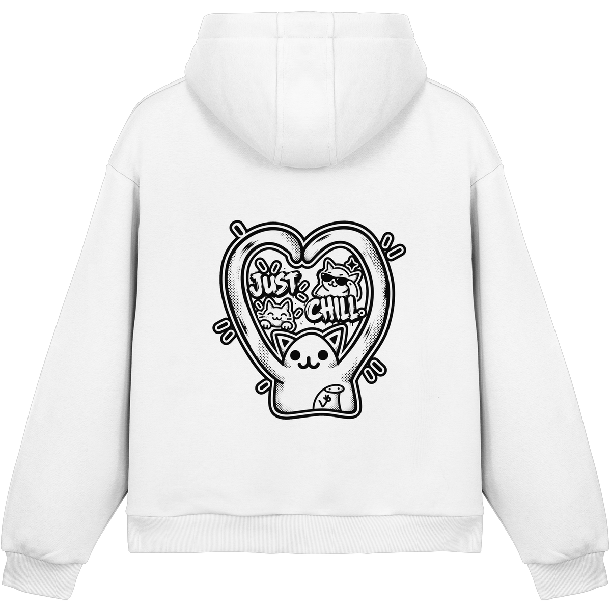 low CORTiSOL - Felpa con cappuccio boxcut Fluffy