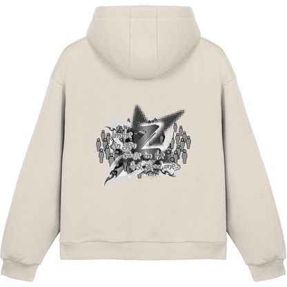 The Rebellion Z BASiCS - Felpa con cappuccio boxy fluffy
