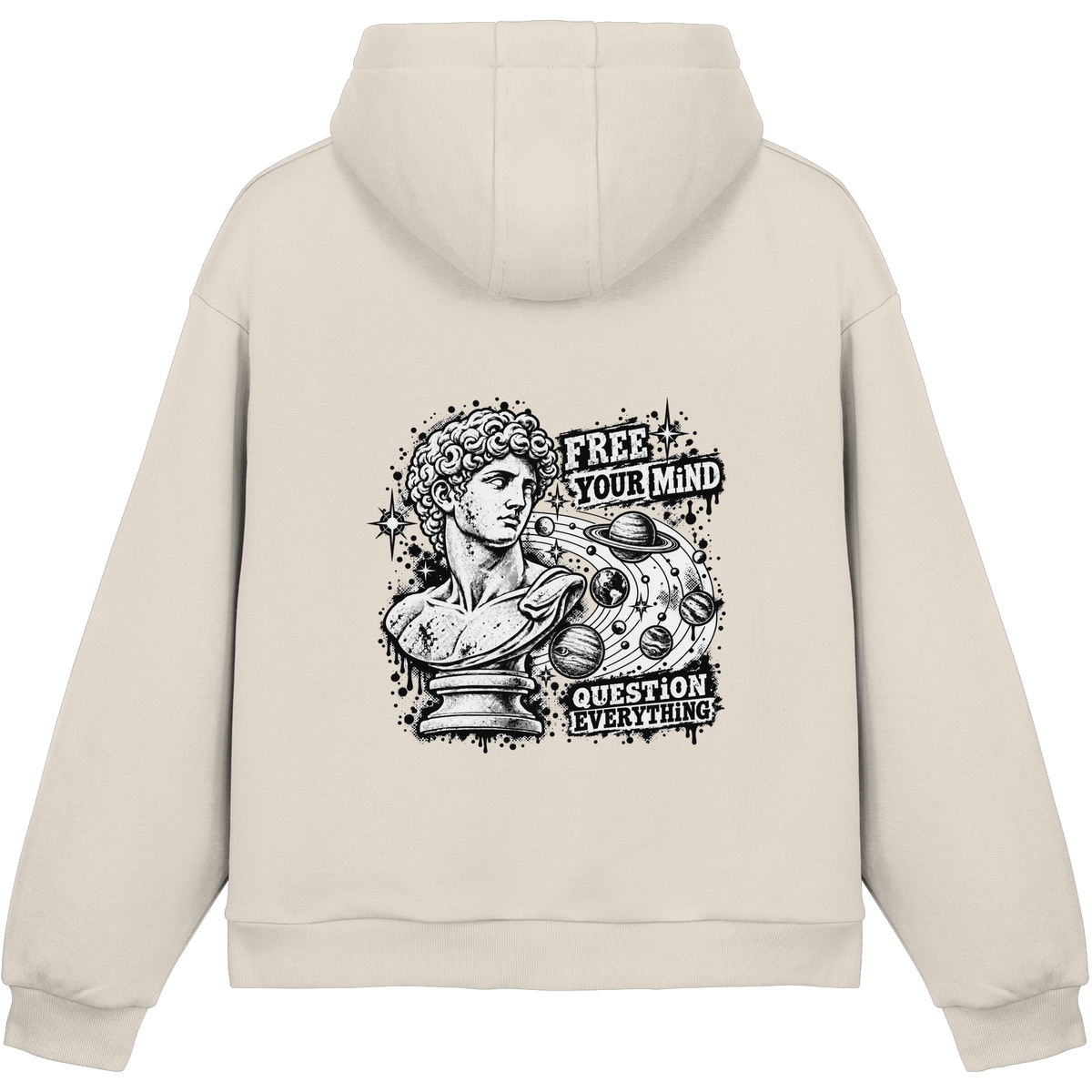 The Philosopher - Felpa con cappuccio boxy fluffy