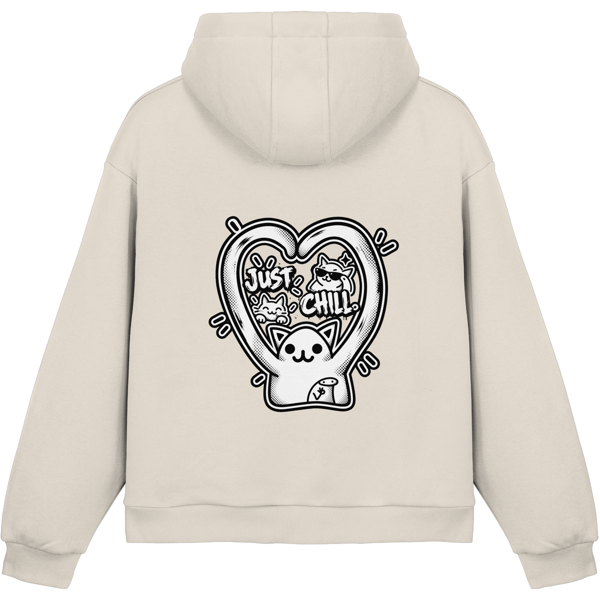 low CORTiSOL - Felpa con cappuccio boxcut Fluffy