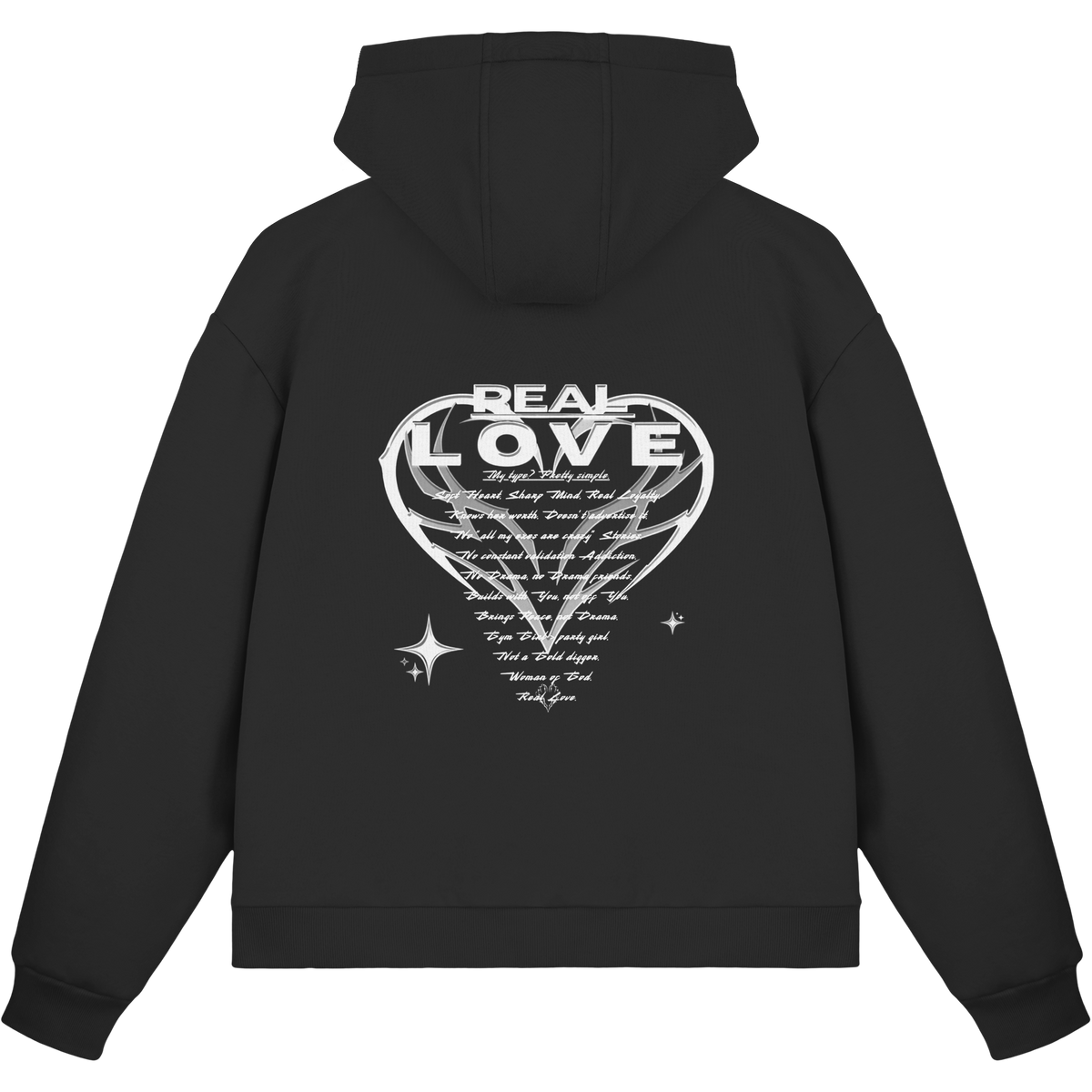 The REAL LOVE BASiCS - Fluffy Boxcut Zipper