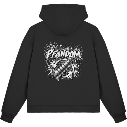 PFANDOM BASiCS - Felpa boxcut con zip