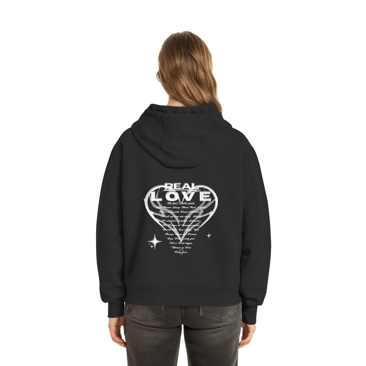 The REAL LOVE BASiCS - Fluffy Boxcut Zipper