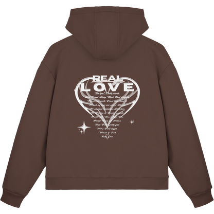 The REAL LOVE BASiCS - Fluffy Boxcut Zipper