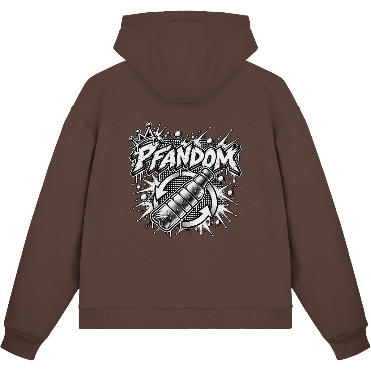 PFANDOM BASiCS - Felpa boxcut con zip