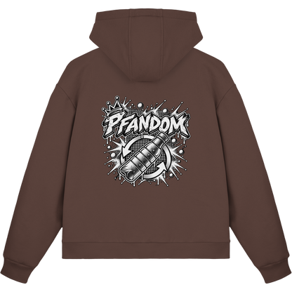 PFANDOM BASiCS - Felpa boxcut con zip