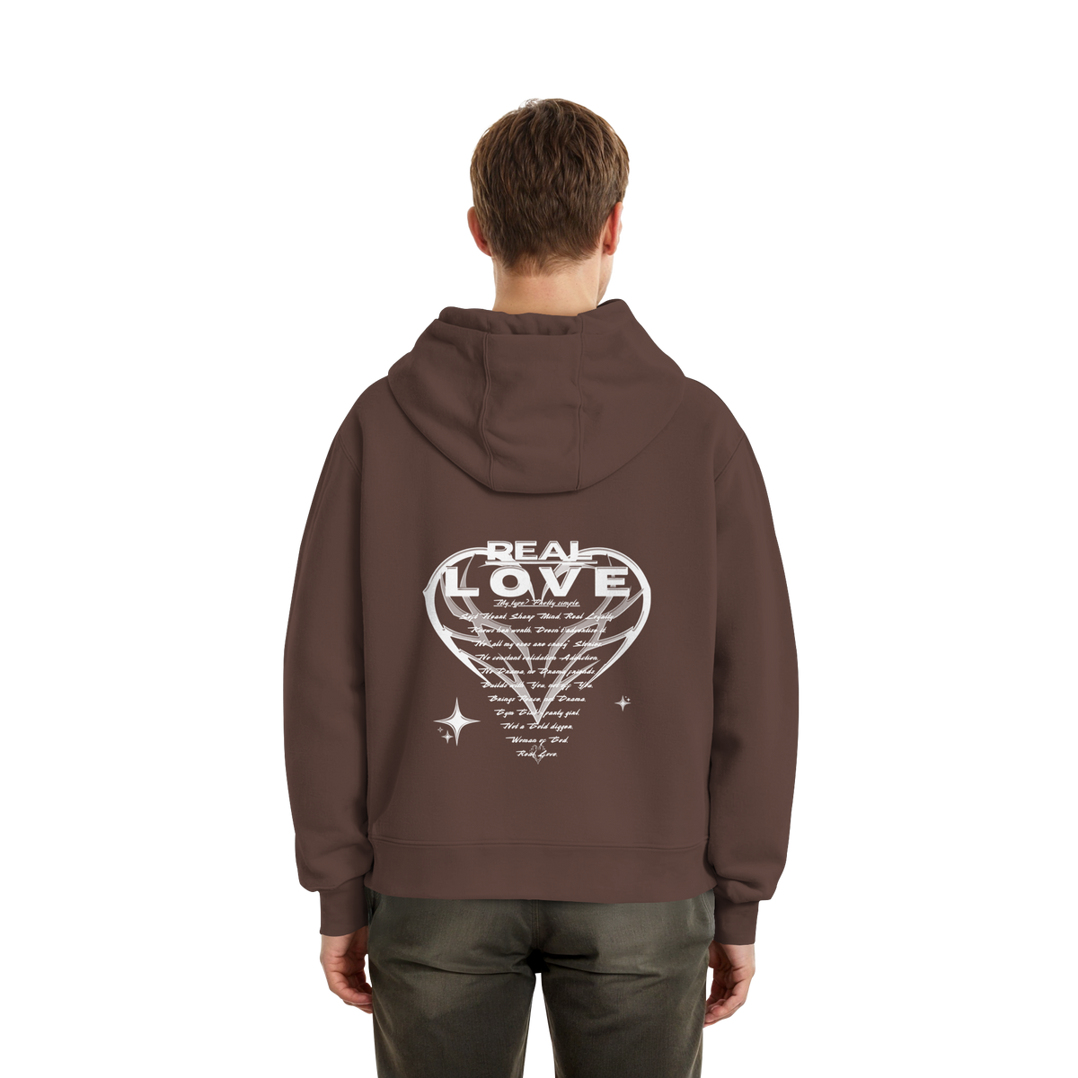 The REAL LOVE BASiCS - Fluffy Boxcut Zipper