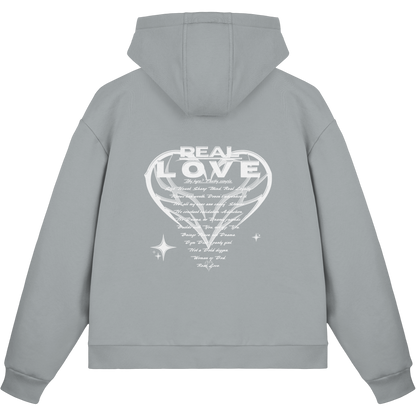 The REAL LOVE BASiCS - Fluffy Boxcut Zipper