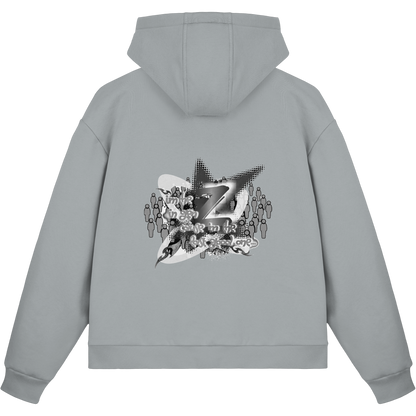 The Rebellion Z BASiCS - Felpa con zip Boxcut