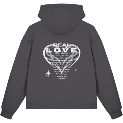 The REAL LOVE BASiCS - Fluffy Boxcut Zipper