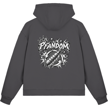 PFANDOM BASiCS - Felpa boxcut con zip
