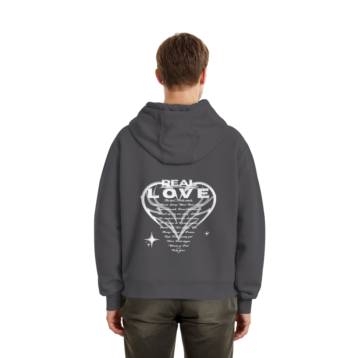 The REAL LOVE BASiCS - Fluffy Boxcut Zipper