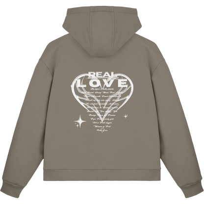 The REAL LOVE BASiCS - Fluffy Boxcut Zipper