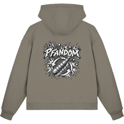 PFANDOM BASiCS - Felpa boxcut con zip