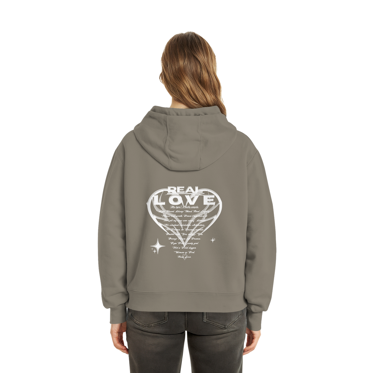 The REAL LOVE BASiCS - Fluffy Boxcut Zipper