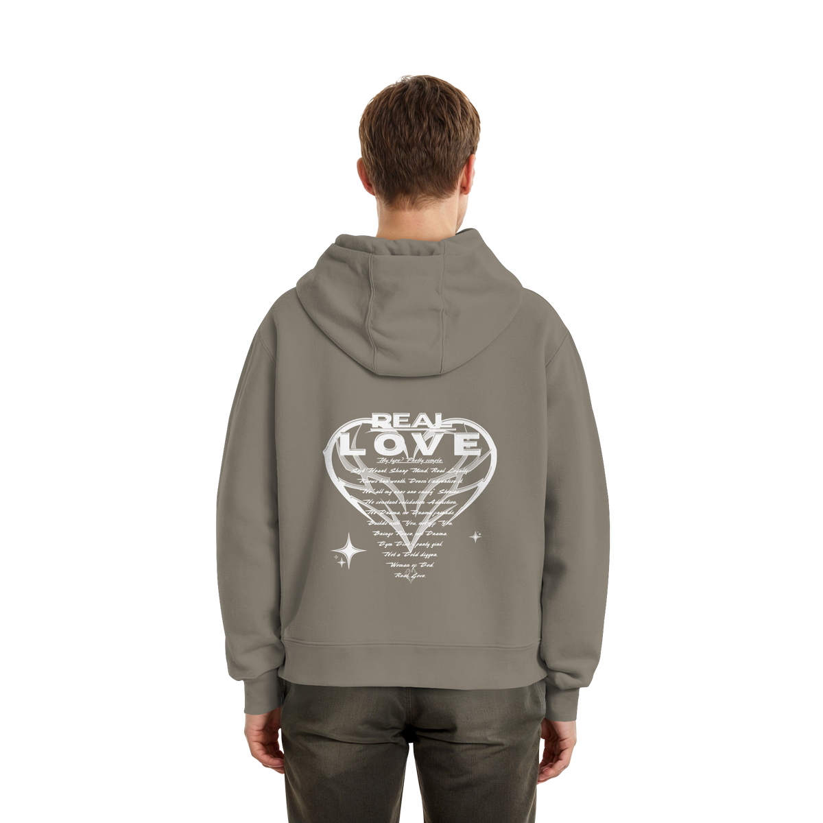 The REAL LOVE BASiCS - Fluffy Boxcut Zipper