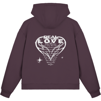 The REAL LOVE BASiCS - Fluffy Boxcut Zipper