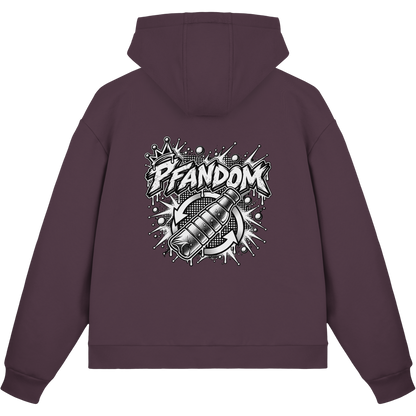 PFANDOM BASiCS - Felpa boxcut con zip