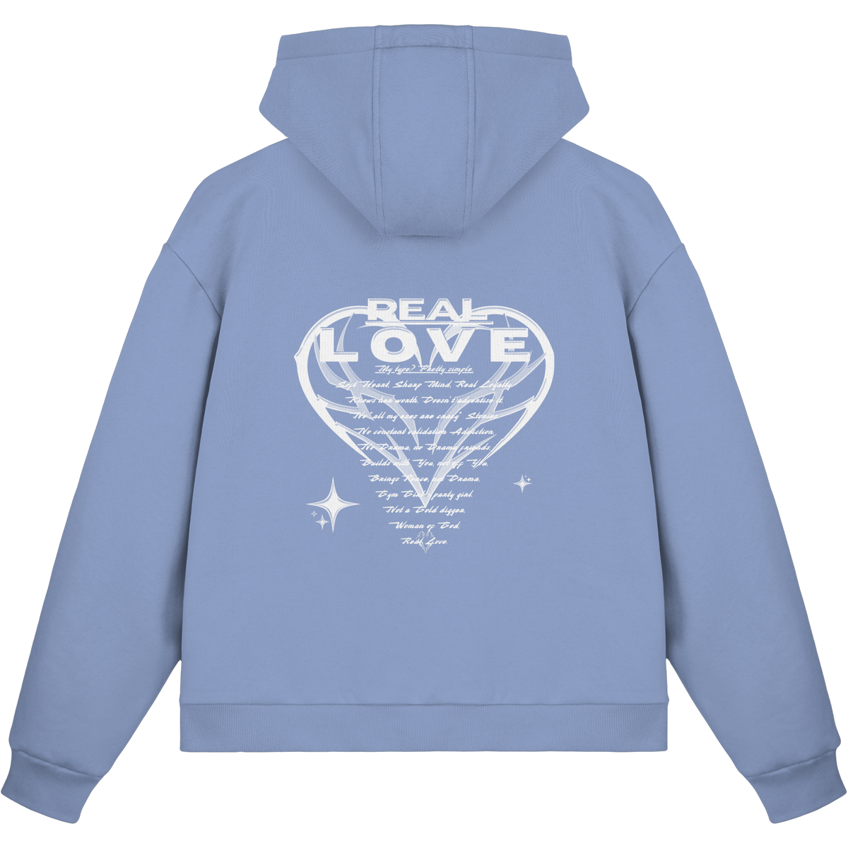 The REAL LOVE BASiCS - Fluffy Boxcut Zipper